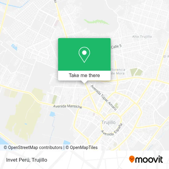 Invet Perú map