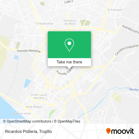 Ricardos Pollería map