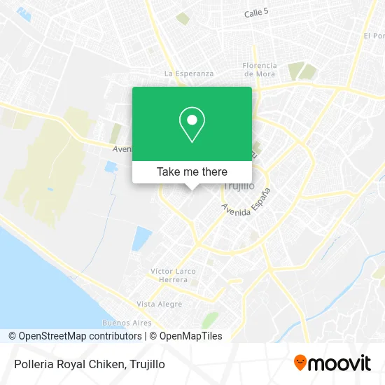 Polleria Royal Chiken map