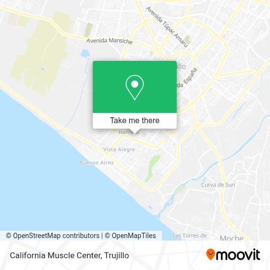California Muscle Center map