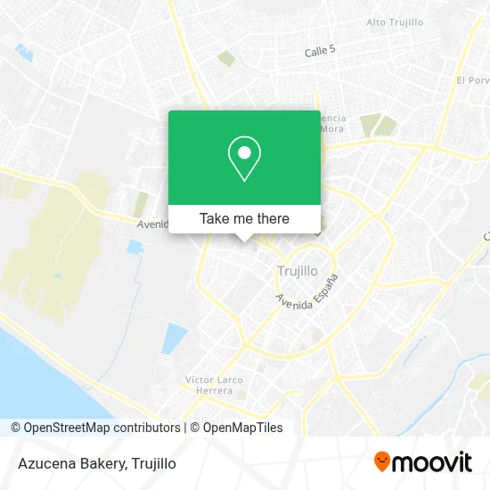 Azucena Bakery map