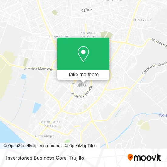 Inversiones Business Core map