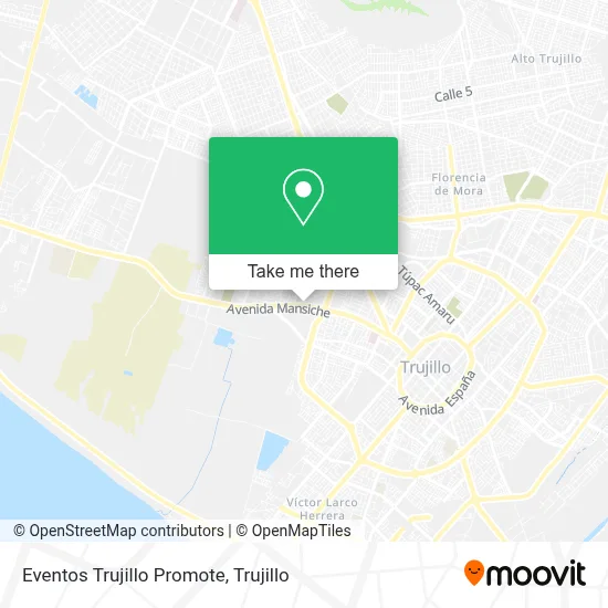 Eventos Trujillo Promote map