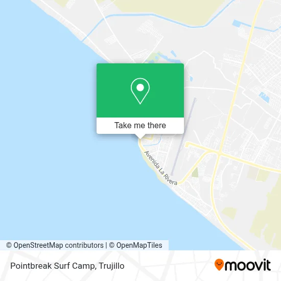 Pointbreak Surf Camp map