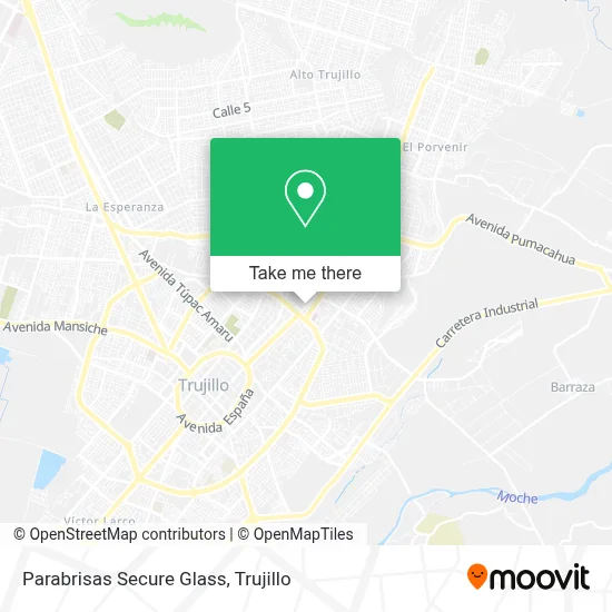 Parabrisas Secure Glass map