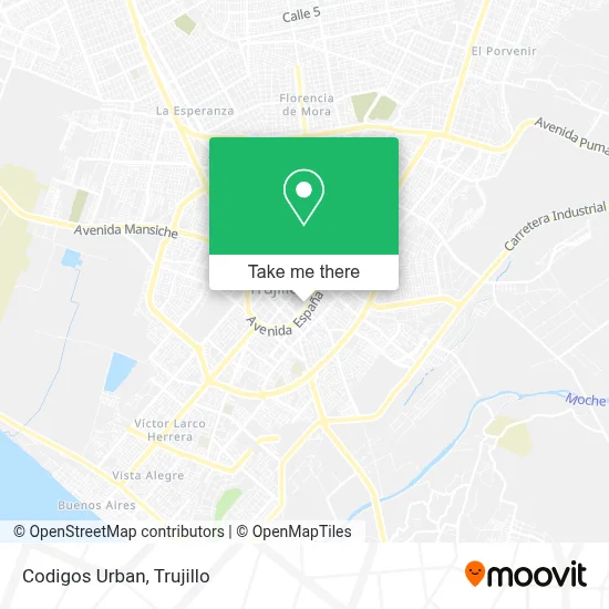 Codigos Urban map