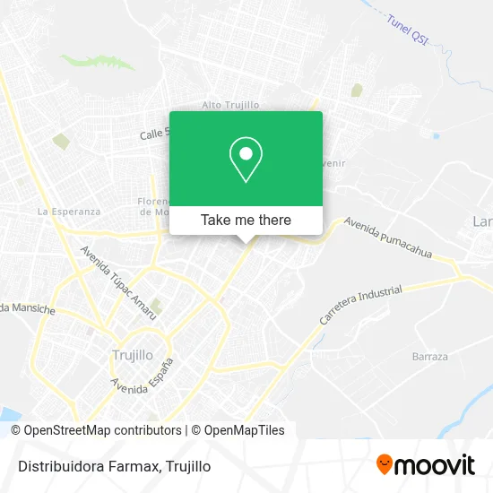 Distribuidora Farmax map