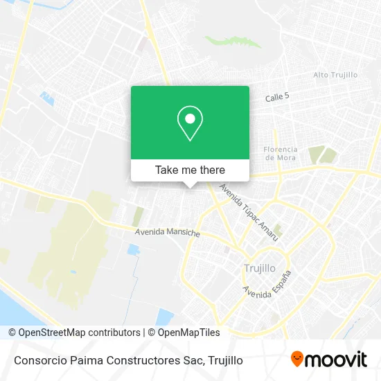 Consorcio Paima Constructores Sac map