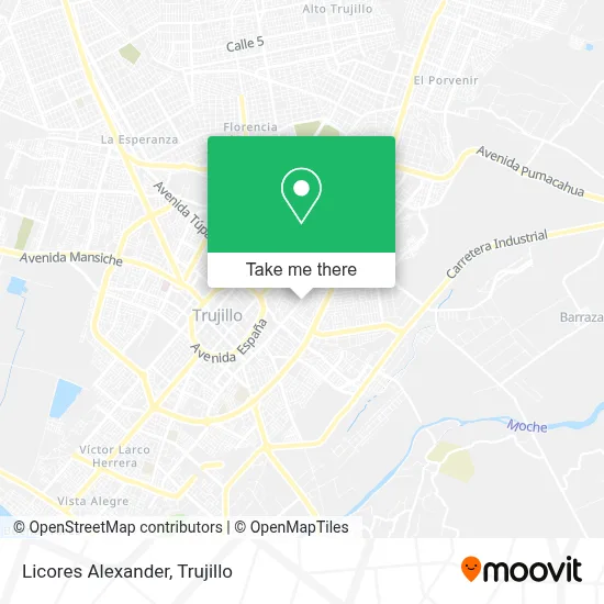 Licores Alexander map
