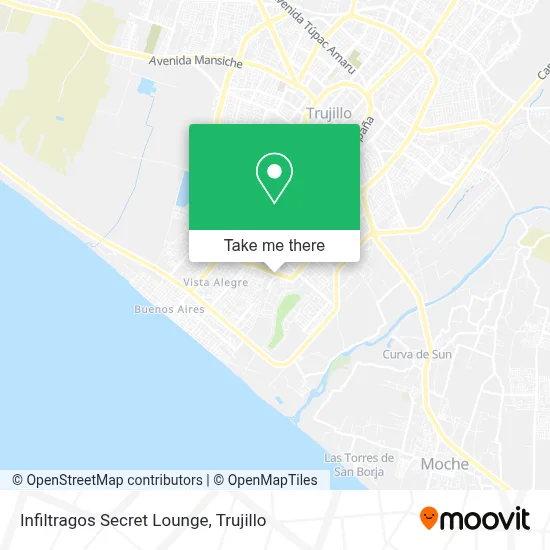 Infiltragos Secret Lounge map