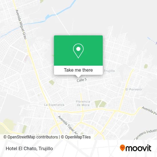 Hotel El Chato map
