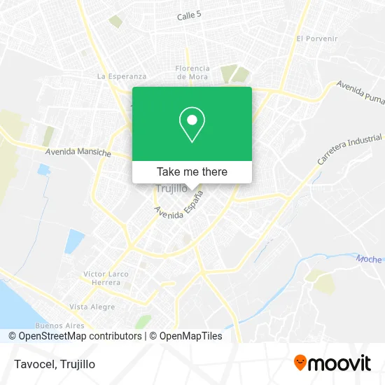 Tavocel map