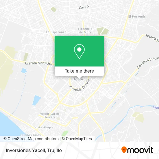 Inversiones Yacell map