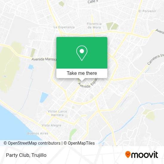 Party Club map