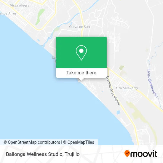 Bailonga Wellness Studio map