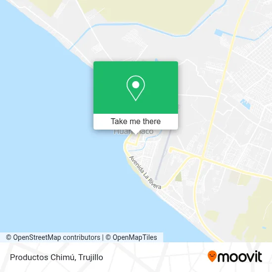 Productos Chimú map