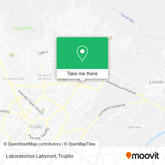Laboratorios Labynort map