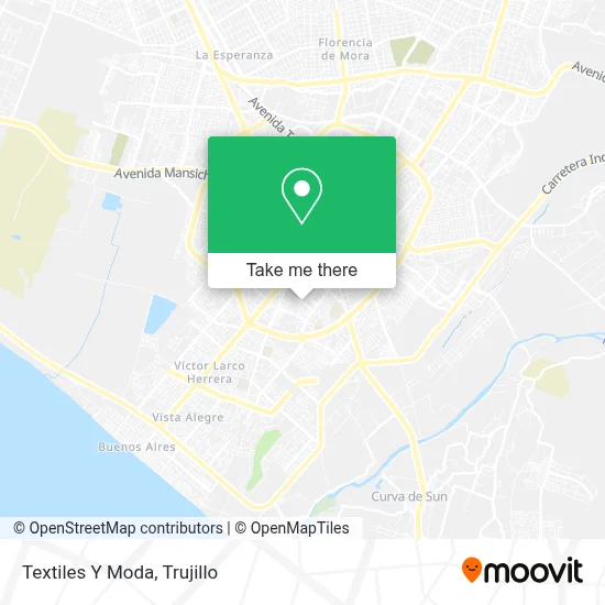 Textiles Y Moda map