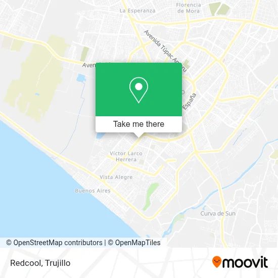 Redcool map
