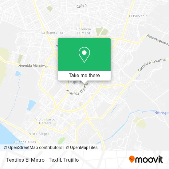 Textiles El Metro - Textil map