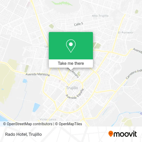 Rado Hotel map