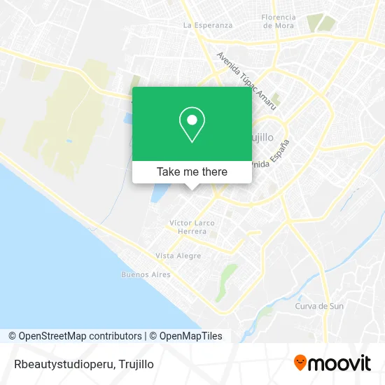 Rbeautystudioperu map
