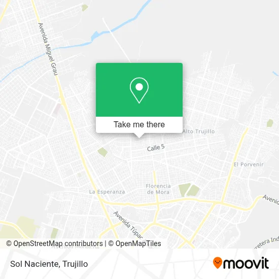 Sol Naciente map