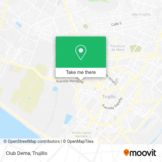 Club Dema map
