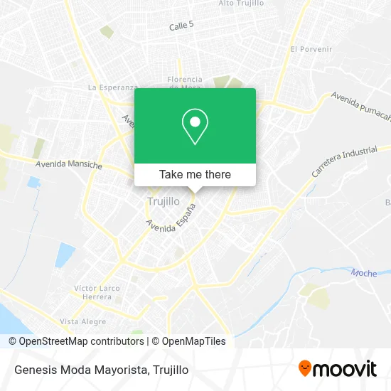 Genesis Moda  Mayorista map