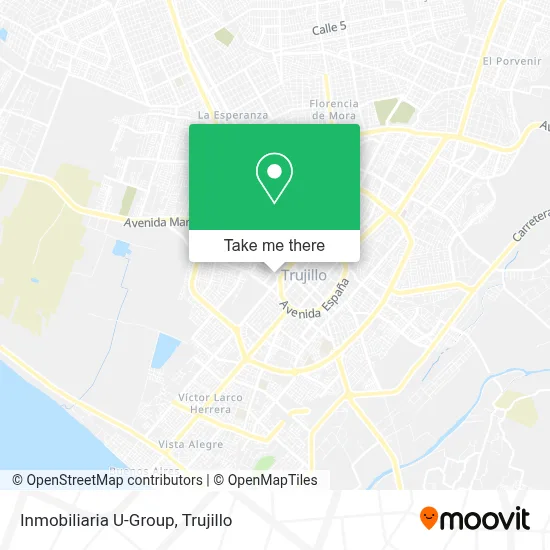 Inmobiliaria U-Group map