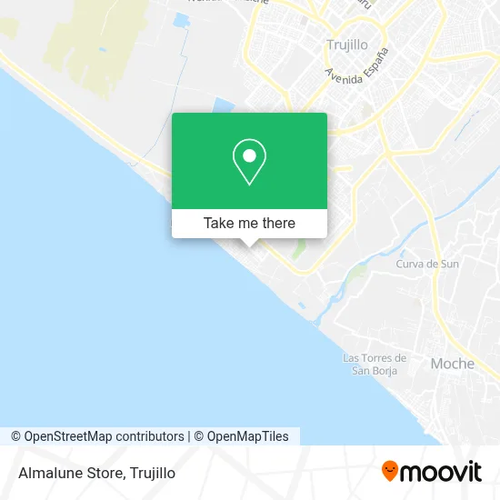 Almalune Store map