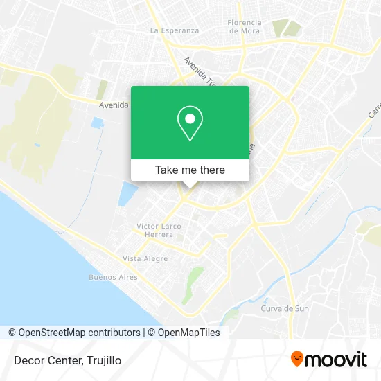 Decor Center map