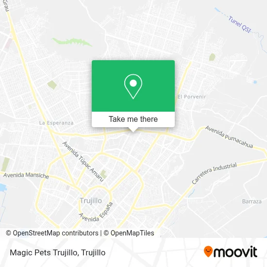 Magic Pets Trujillo map