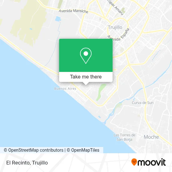 El Recinto map