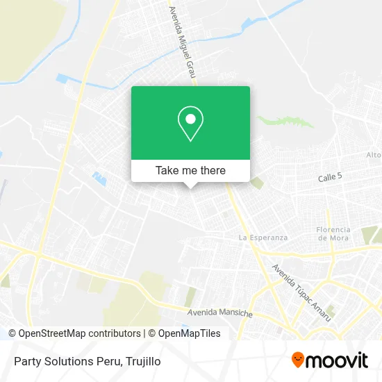 Party Solutions Peru map