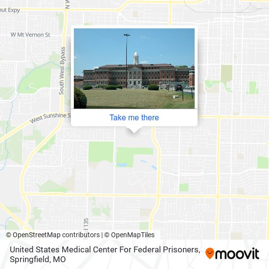 United States Medical Center For Federal Prisoners map