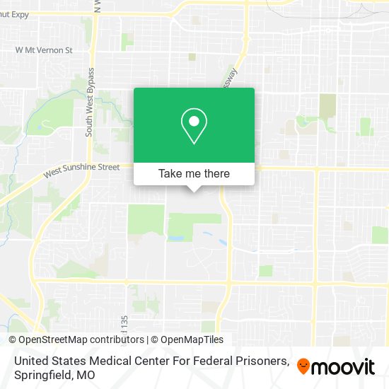 United States Medical Center For Federal Prisoners map