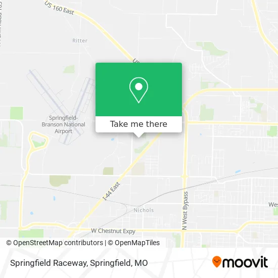 Mapa de Springfield Raceway