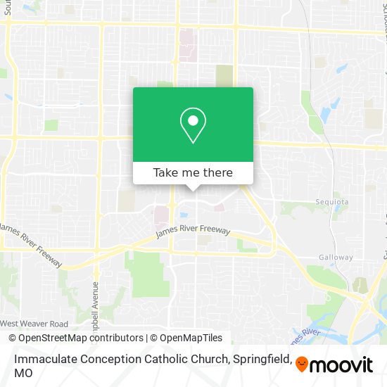 Immaculate Conception Catholic Church map