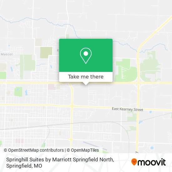 Springhill Suites by Marriott Springfield North map
