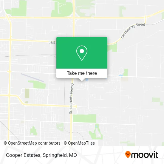 Mapa de Cooper Estates