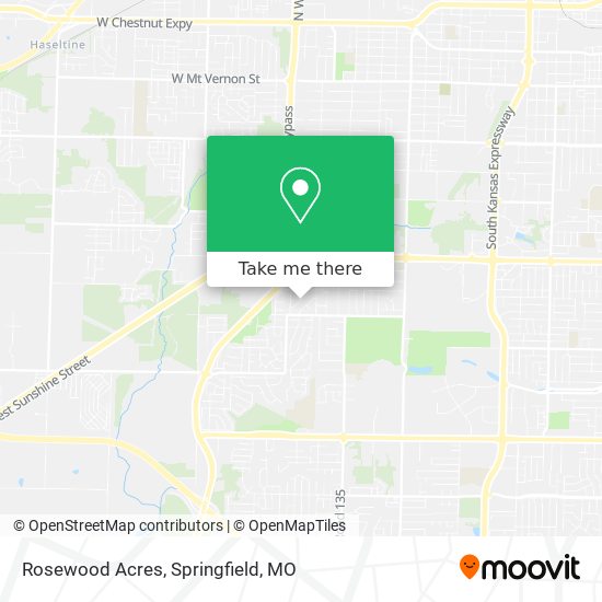 Rosewood Acres map