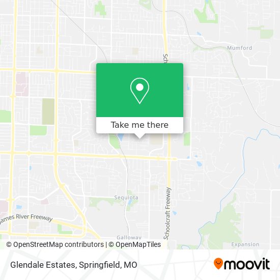 Mapa de Glendale Estates