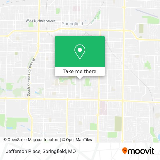 Jefferson Place map