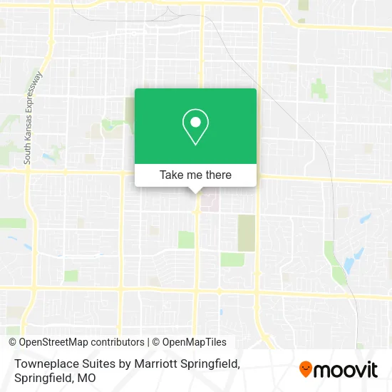 Towneplace Suites by Marriott Springfield map