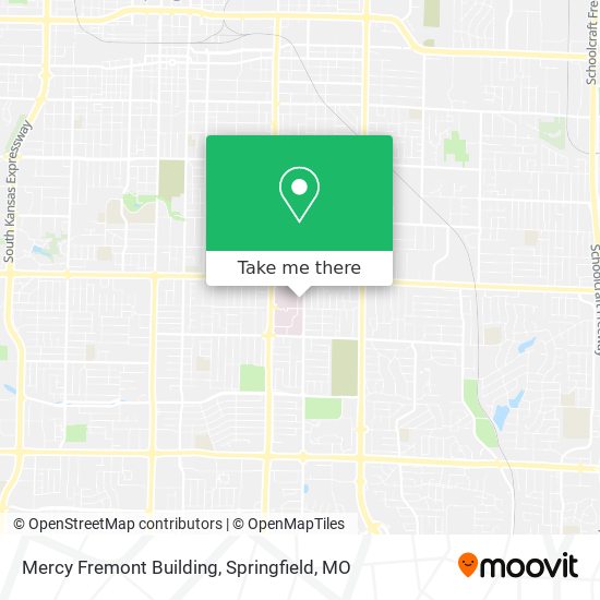 Mercy Fremont Building map