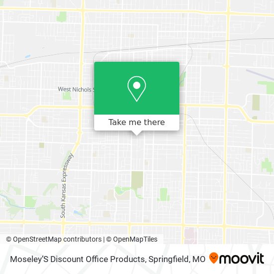 Mapa de Moseley’S Discount Office Products