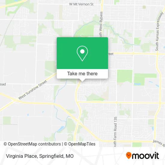 Virginia Place map