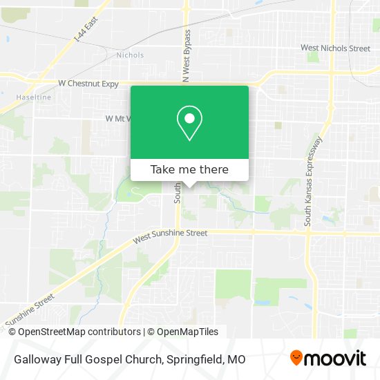 Galloway Full Gospel Church map