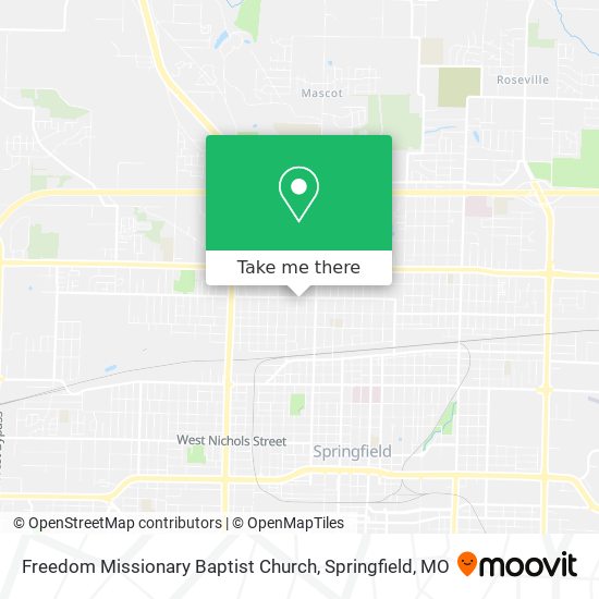 Freedom Missionary Baptist Church map